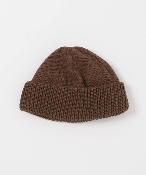 URBAN RESEARCH DOORS(アーバンリサーチドアーズ)の「BIG KNIT CAP(ニットキャップ/ビーニー・メンズ・チャコールグレー/グリーン系その他/ブラウン/ベージュ・-)」の7枚目の写真