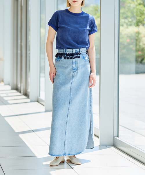 IENA LA BOUCLE(イエナラブークル)の「fifi collection フィフィコレクション Velor SS tee 26-16(Tシャツ/カットソー・レディース・ネイビー・FREE)」の19枚目の写真