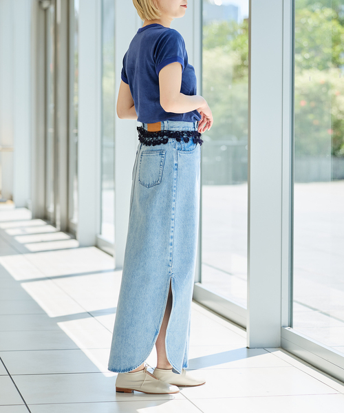 IENA LA BOUCLE(イエナラブークル)の「fifi collection フィフィコレクション Velor SS tee 26-16(Tシャツ/カットソー・レディース・ネイビー・FREE)」の12枚目の写真