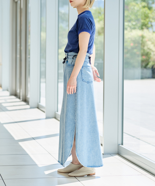 IENA LA BOUCLE(イエナラブークル)の「fifi collection フィフィコレクション Velor SS tee 26-16(Tシャツ/カットソー・レディース・ネイビー・FREE)」の10枚目の写真