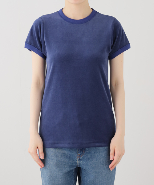 IENA LA BOUCLE(イエナラブークル)の「fifi collection フィフィコレクション Velor SS tee 26-16(Tシャツ/カットソー・レディース・ネイビー・FREE)」の22枚目の写真