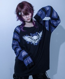 Gamchu（ガムチュ）の「『Gamchu/ガムチュ』守・手・主 切り替えロンTEE（Tシャツ/カットソー）」