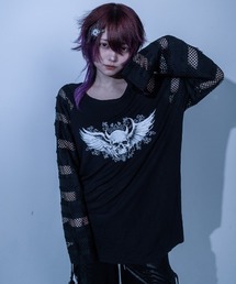 Gamchu（ガムチュ）の「『Gamchu/ガムチュ』守・手・主 切り替えロンTEE（Tシャツ/カットソー）」