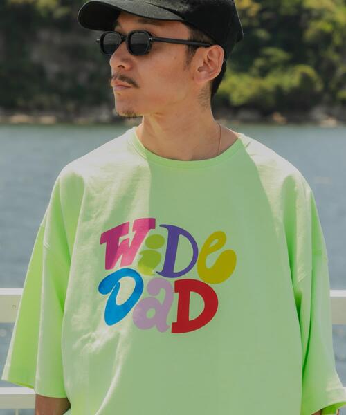 URBAN RESEARCH(アーバンリサーチ)の「Wide Dad GRAPHIC T-SHIRTS WITH HATCH(Tシャツ/カットソー・メンズ・ホワイト系その他/グリーン系その他/ネイビー・1/2)」の9枚目の写真
