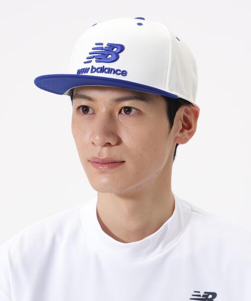 希少！ブラック RRロゴ フラットブリムキャップ+Tシャツ new balance golf】フラットブリムキャップ (MENS)（キャップ）｜New