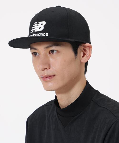 希少！ブラック RRロゴ フラットブリムキャップ+Tシャツ new balance golf】フラットブリムキャップ (MENS)（キャップ）｜New