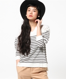 VENCEEXCHANGE | ポケ付Vニットプルオーバー          (ニット/セーター)