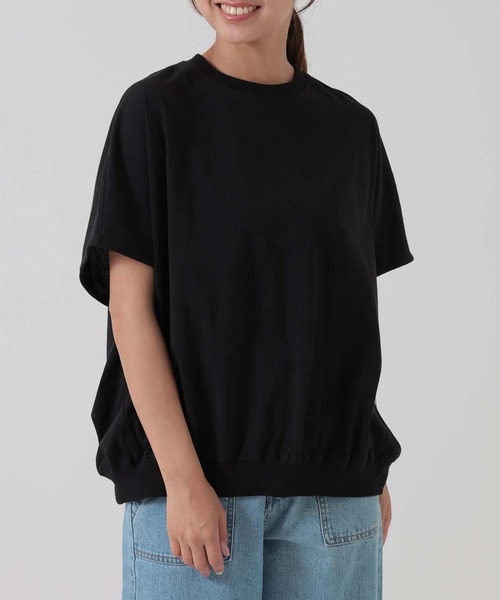 HEART MARKET（ハートマーケット）の「ドルマンギャザープルオーバー（Tシャツ/カットソー・レディース・ブラック/チャコール/ホワイト/ベージュ系・MEDIUM/LARGE/TALL）」の13枚目の写真