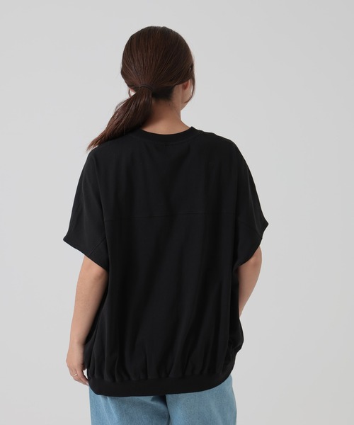 HEART MARKET（ハートマーケット）の「ドルマンギャザープルオーバー（Tシャツ/カットソー・レディース・ブラック/チャコール/ホワイト/ベージュ系・MEDIUM/LARGE/TALL）」の15枚目の写真