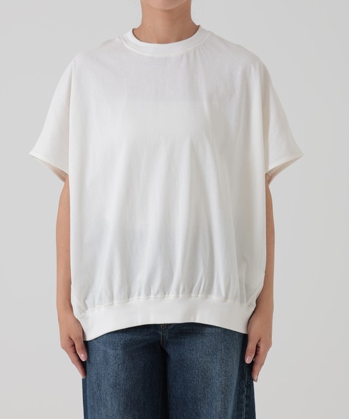 HEART MARKET（ハートマーケット）の「ドルマンギャザープルオーバー（Tシャツ/カットソー・レディース・ブラック/チャコール/ホワイト/ベージュ系・MEDIUM/LARGE/TALL）」の16枚目の写真