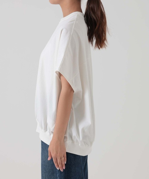 HEART MARKET（ハートマーケット）の「ドルマンギャザープルオーバー（Tシャツ/カットソー・レディース・ブラック/チャコール/ホワイト/ベージュ系・MEDIUM/LARGE/TALL）」の19枚目の写真