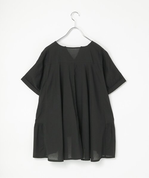 notch.（ノッチ）の「【notch. by KR 】スキッパーサイドギャザーブラウス（シャツ/ブラウス・レディース・ブラック/ネイビー/オフホワイト/ライトブルー・M）」の18枚目の写真