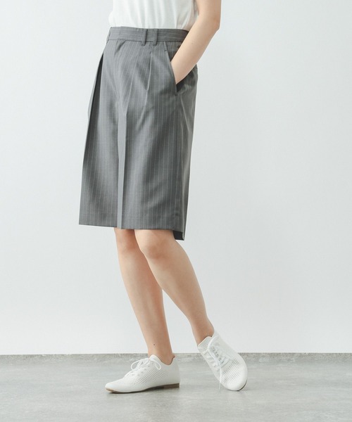 GLOBAL WORK(グローバルワーク)の「ノンストレスリッチショートパンツ/661432(その他パンツ・レディース・グレー系その他/ブラウン系その他・LARGE/MEDIUM)」の10枚目の写真