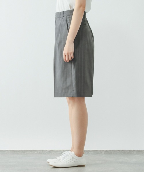 GLOBAL WORK(グローバルワーク)の「ノンストレスリッチショートパンツ/661432(その他パンツ・レディース・グレー系その他/ブラウン系その他・LARGE/MEDIUM)」の7枚目の写真