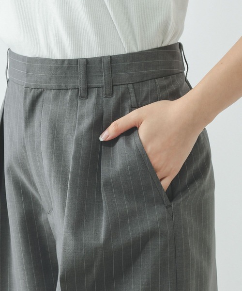 GLOBAL WORK(グローバルワーク)の「ノンストレスリッチショートパンツ/661432(その他パンツ・レディース・グレー系その他/ブラウン系その他・LARGE/MEDIUM)」の17枚目の写真