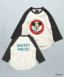 Disney（ディズニー）の「【別注】Disney ミッキーマウス ラグランロンT（Tシャツ/カットソー）」