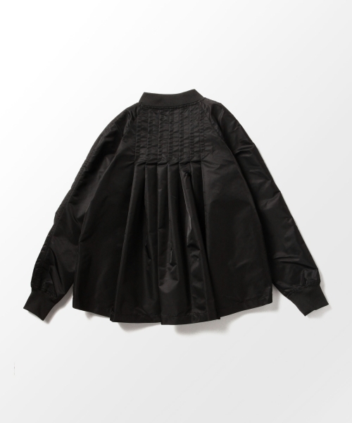 Ray BEAMS(レイビームス)の「Ray BEAMS / バックタック MA-1 ブルゾン(ブルゾン・レディース・ブラック/オリーブ・1/0)」の5枚目の写真