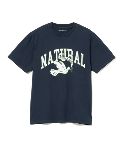 PEACE & QUIET（ピースアンドクワイエット）の「Museum of Peace & Quiet / Natural Dope Tee（Tシャツ/カットソー・メンズ・ネイビー・XL/L/M）」の6枚目の写真