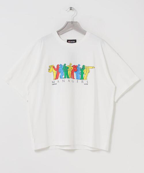 LOTTO(ロット)の「LOTTO K.TERADA MANAGERS T-SHIRTS 1(Tシャツ/カットソー・メンズ・グレー/ホワイト・LARGE/MEDIUM/XX-LARGE/X-LARGE)」の7枚目の写真