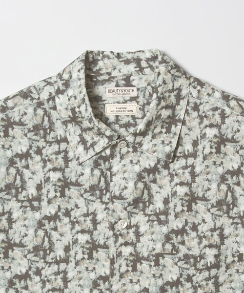 BEAUTY&YOUTH UNITED ARROWS（ビューティーアンドユースユナイテッドアローズ）の「ロンシャン アブストラクト キャンプ シャツ GRANDE型（シャツ/ブラウス・メンズ・ダークグレー・XL/S/M/L）」の3枚目の写真