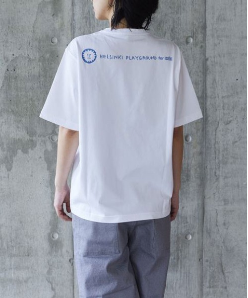 IDEE（イデー）の「［ＩＤＥＥ］Ｈｅｌｓｉｎｋｉ　Ｐｌａｙｇｒｏｕｎｄ　Ｔシャツ　Ｃｏｓｍｏ（Tシャツ/カットソー・レディース・ホワイト・L/M）」の6枚目の写真