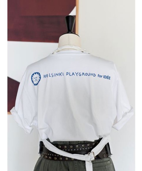 IDEE（イデー）の「［ＩＤＥＥ］Ｈｅｌｓｉｎｋｉ　Ｐｌａｙｇｒｏｕｎｄ　Ｔシャツ　Ｃｏｓｍｏ（Tシャツ/カットソー・レディース・ホワイト・L/M）」の10枚目の写真