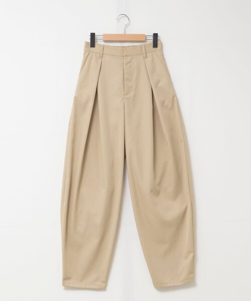 NOLLEY’S(ノーリーズ)の「ウォッシャブルタックバレルチノパンツ(チノパンツ・レディース・カーキ/ベージュ・36/38)」の21枚目の写真