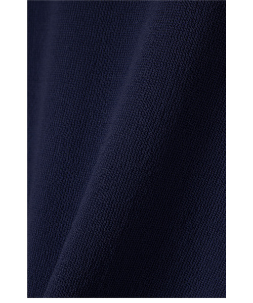 NONBLANK(ノンブランク)の「クールタッチハーフスリーブカラー ニット_NAVY(ポロシャツ・レディース・その他・LARGE/MEDIUM/X-LARGE)」の2枚目の写真