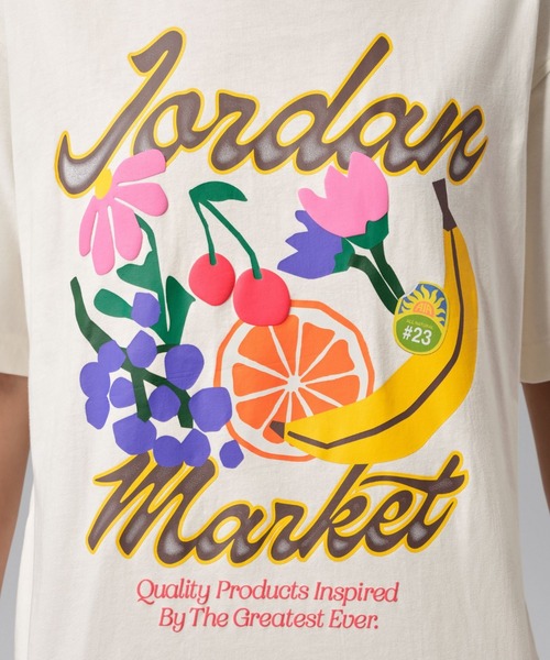 JORDAN BRAND(ジョーダンブランド)の「ジョーダン ウィメンズ オーバーサイズ T シャツ / Jordan Women's Oversized T-Shirt IW0935-133 Sail(Tシャツ/カットソー・レディース・クリーム・M/L/XL/S/XS)」の2枚目の写真