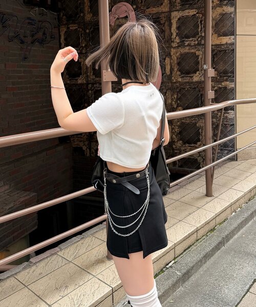 Mavie..7(メヴィセットゥ)の「【Mavie..7】刺繍アイレットTee(Tシャツ/カットソー・レディース・ブラック/オフホワイト・FREE)」の18枚目の写真