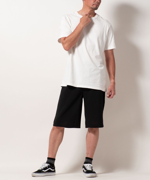 BAYBLO(ベイブロ)の「(SA) 【セットアップ対応】 風通し抜群 無地ハーフパンツ(チノパンツ・メンズ・ネイビー/グレー/ブラック・M/L/LL)」の7枚目の写真