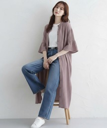 ワンピース シャツワンピース カジュアル ファッション ロングワンピース 春 夏 秋 ナチュラル系 ガーゼワンピース 体型カバー 大人 コットンワンピース 前開きワンピース 羽織り ロング レディース ミモレ丈 ロング丈 半袖 五分袖 シンプル お洒落