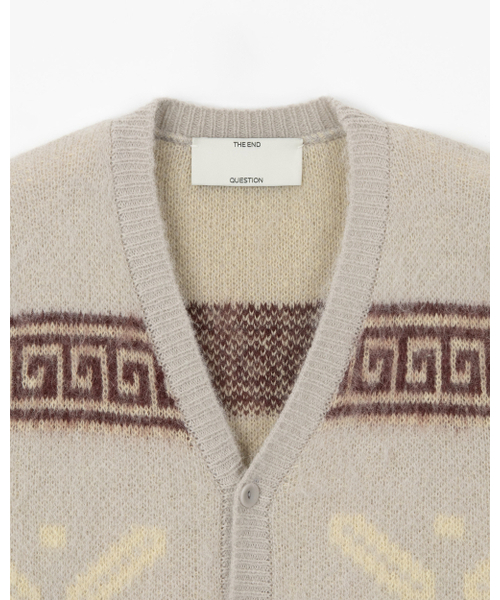 THEENDQUESTION(ジエンドクエスチョン)の「Mohair jacquard vest / BEIGE(ベスト・レディース・その他・FREE)」の3枚目の写真