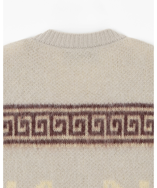 THEENDQUESTION(ジエンドクエスチョン)の「Mohair jacquard vest / BEIGE(ベスト・レディース・その他・FREE)」の6枚目の写真