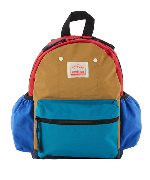 Ocean&Ground（オーシャン&グラウンド）の「DAYPACK MULTI(4.5L/7L/10.5L)（バックパック/リュック・キッズ・パープル/エメラルド/ベージュ/ブルー/ライトグレー/ライトブルー/ライトピンク・XS/M/S）」の3枚目の写真