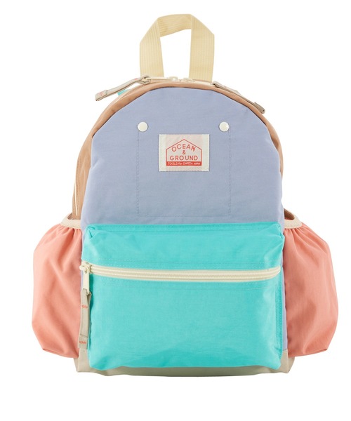 Ocean&Ground（オーシャン&グラウンド）の「DAYPACK MULTI(4.5L/7L/10.5L)（バックパック/リュック・キッズ・パープル/エメラルド/ベージュ/ブルー/ライトグレー/ライトブルー/ライトピンク・XS/M/S）」の6枚目の写真