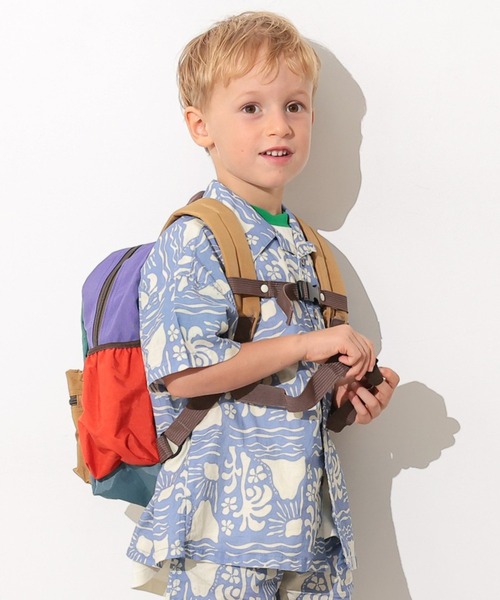 Ocean&Ground（オーシャン&グラウンド）の「DAYPACK MULTI(4.5L/7L/10.5L)（バックパック/リュック・キッズ・パープル/エメラルド/ベージュ/ブルー/ライトグレー/ライトブルー/ライトピンク・XS/M/S）」の9枚目の写真