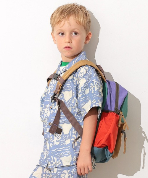 Ocean&Ground（オーシャン&グラウンド）の「DAYPACK MULTI(4.5L/7L/10.5L)（バックパック/リュック・キッズ・パープル/エメラルド/ベージュ/ブルー/ライトグレー/ライトブルー/ライトピンク・XS/M/S）」の10枚目の写真