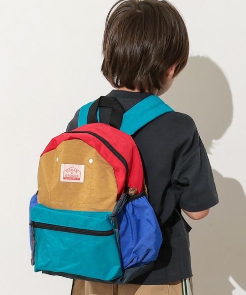 Ocean&Ground（オーシャン&グラウンド）の「DAYPACK MULTI(4.5L/7L/10.5L)（バックパック/リュック・キッズ・パープル/エメラルド/ベージュ/ブルー/ライトグレー/ライトブルー/ライトピンク・XS/M/S）」の12枚目の写真
