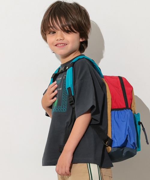 Ocean&Ground（オーシャン&グラウンド）の「DAYPACK MULTI(4.5L/7L/10.5L)（バックパック/リュック・キッズ・パープル/エメラルド/ベージュ/ブルー/ライトグレー/ライトブルー/ライトピンク・XS/M/S）」の13枚目の写真
