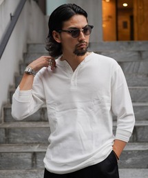 Schott(ショット)の「7分袖Tシャツ(Tシャツ/カットソー)」