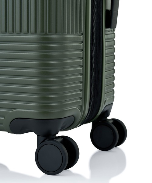 Samsonite（サムソナイト）の「サムソナイト APINEX スピナー55/20 エキスパンダブル ブレーキ マットグリーン（スーツケース/キャリーバッグ・メンズ・ダークグリーン系・S）」の3枚目の写真