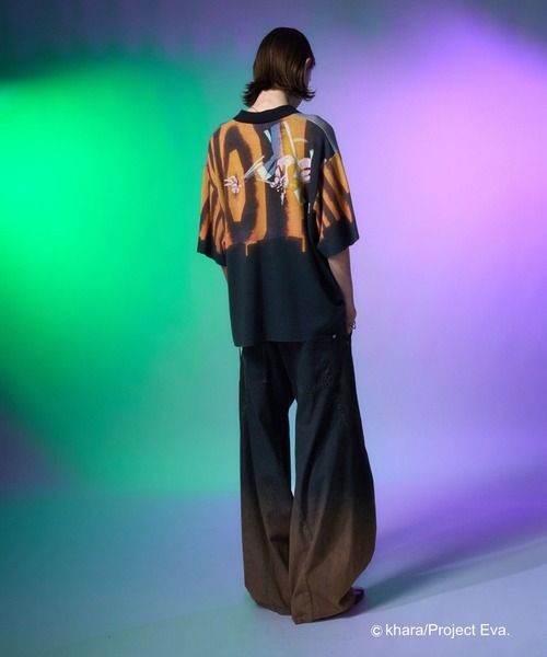 HARE(ハレ)の「【新世紀エヴァンゲリオン×HARE】A.T.フィールドニットシャツ(HARE)(ニット/セーター・メンズ・ブラック/パープル・FREE)」の20枚目の写真