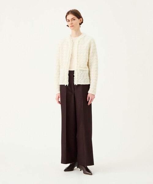 BALLSEY（ボールジィ）の「Holly クルーネックカーディガン（カーディガン/ボレロ・レディース・ホワイト系その他・S）」の2枚目の写真