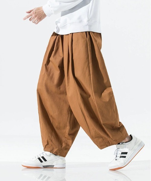 DOUBLE STEAL(ダブルスティール)の「DSタックバルーンワイドパンツ(その他パンツ・メンズ・ブラウン/ブラック・X-LARGE/LARGE/MEDIUM)」の8枚目の写真