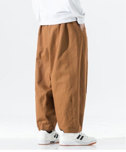 DOUBLE STEAL(ダブルスティール)の「DSタックバルーンワイドパンツ(その他パンツ・メンズ・ブラウン/ブラック・X-LARGE/LARGE/MEDIUM)」の3枚目の写真