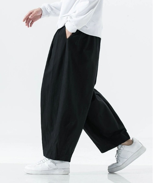 DOUBLE STEAL(ダブルスティール)の「DSタックバルーンワイドパンツ(その他パンツ・メンズ・ブラウン/ブラック・X-LARGE/LARGE/MEDIUM)」の5枚目の写真