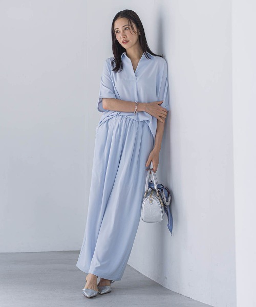 LAUTREAMONT(ロートレアモン)の「【WEB限定】クールアップパンツ≪セット着用可≫(その他パンツ・レディース・チャコールグレー/ライトブルー/ブラック・7号/9号)」の7枚目の写真