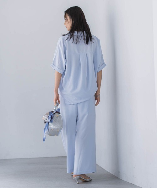 LAUTREAMONT(ロートレアモン)の「【WEB限定】クールアップパンツ≪セット着用可≫(その他パンツ・レディース・チャコールグレー/ライトブルー/ブラック・7号/9号)」の8枚目の写真