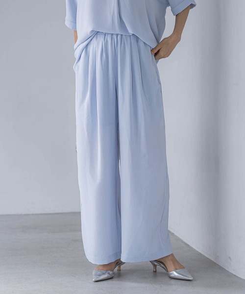 LAUTREAMONT(ロートレアモン)の「【WEB限定】クールアップパンツ≪セット着用可≫(その他パンツ・レディース・チャコールグレー/ライトブルー/ブラック・7号/9号)」の5枚目の写真